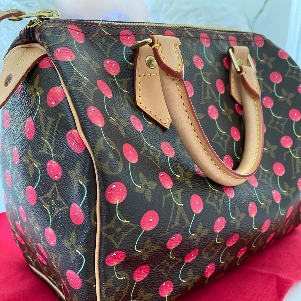 Louis Vuitton Cherry Cerise Speedy 25